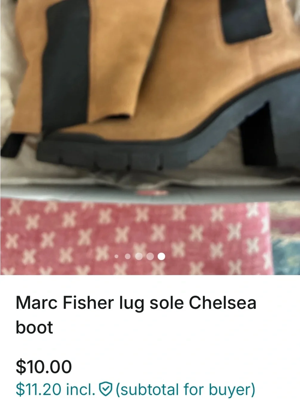 Marc Fisher suede chelsea